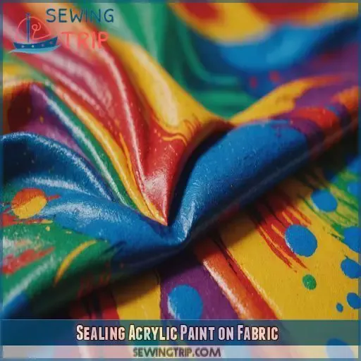 Sealing Acrylic Paint on Fabric