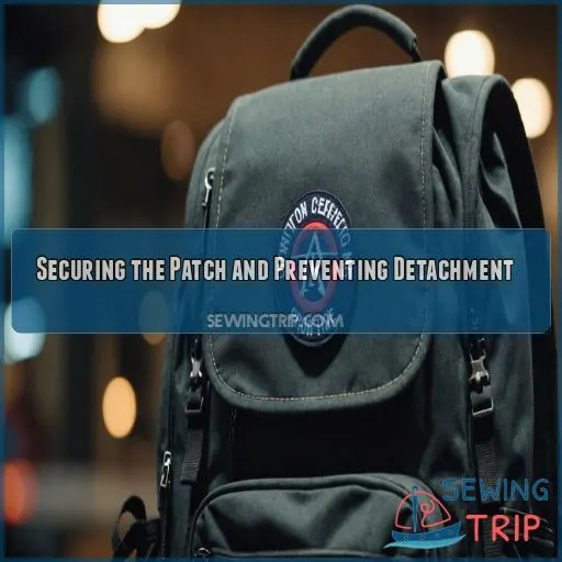 Securing the Patch and Preventing Detachment