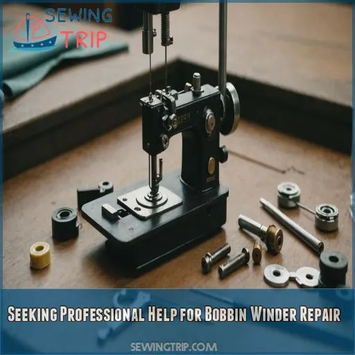 Seeking Professional Help for Bobbin Winder Repair