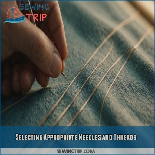 Selecting Appropriate Needles and Threads Selecting Appropriate Needles and Threads