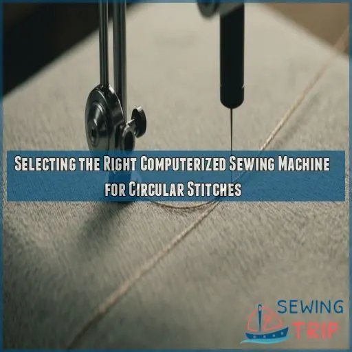 Selecting the Right Computerized Sewing Machine for Circular Stitches