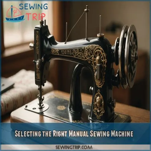 Selecting the Right Manual Sewing Machine