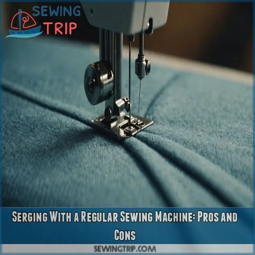 Serging With a Regular Sewing Machine: Pros and Cons