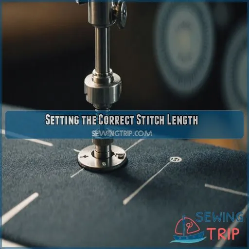 Setting the Correct Stitch Length