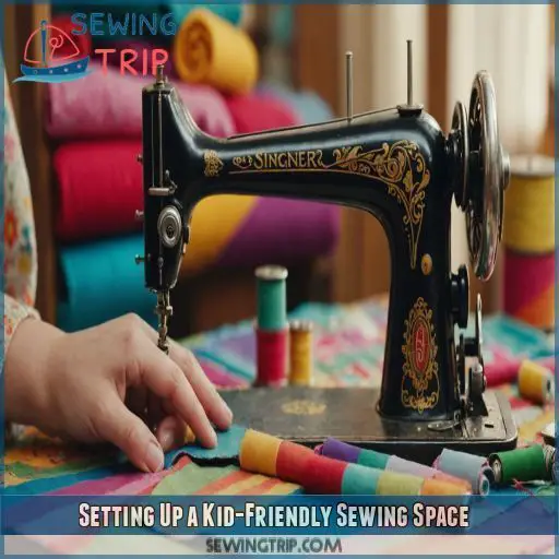 Setting Up a Kid-Friendly Sewing Space Setting Up a Kid-Friendly Sewing Space