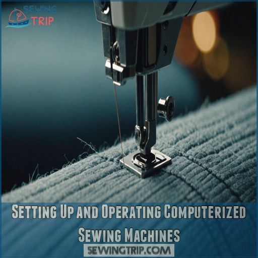 Setting Up and Operating Computerized Sewing Machines Setting Up and Operating Computerized Sewing Machines
