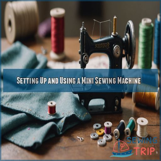 Setting Up and Using a Mini Sewing Machine