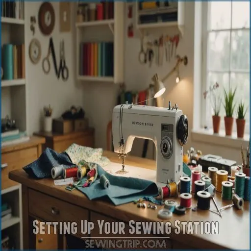 Setting Up Your Sewing Station