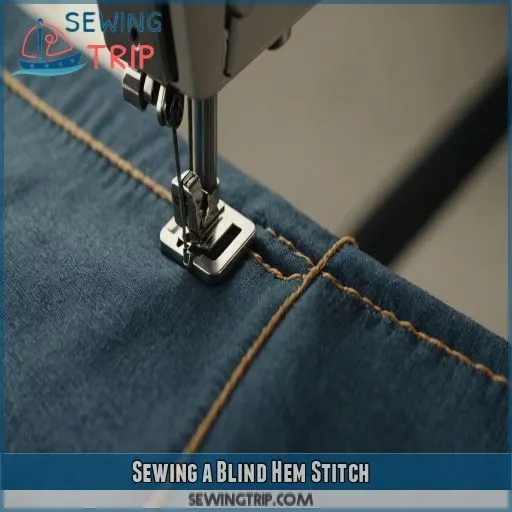 Sewing a Blind Hem Stitch