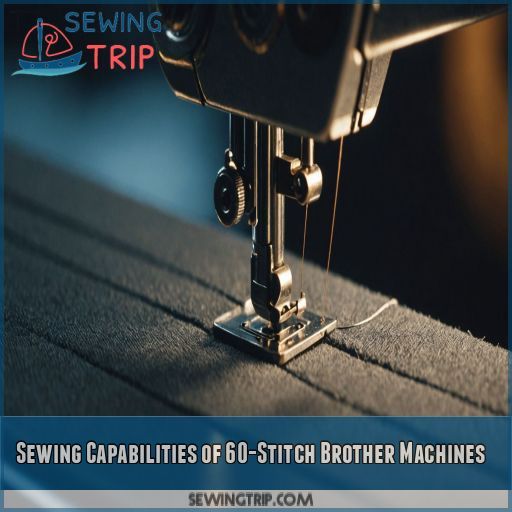 Sewing Capabilities of 60-Stitch Brother Machines