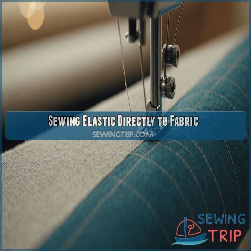 Sewing Elastic Directly to Fabric