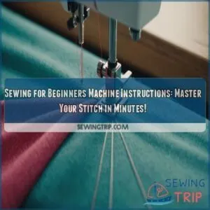 sewing for beginners machine instructions