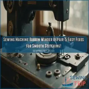 Sewing machine bobbin winder repair