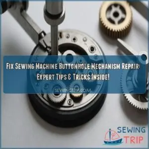 Sewing machine buttonhole mechanism repair