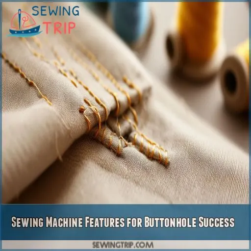 Sewing Machine Features for Buttonhole Success