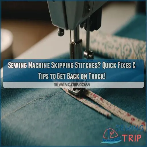 Sewing machine skipping stitches solution