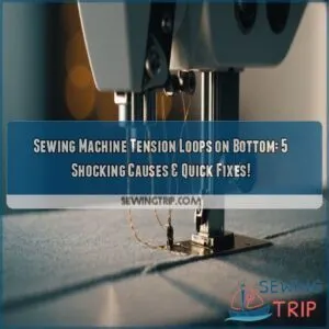 sewing machine tension loops on bottom causes and solutions