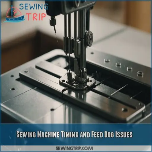 Sewing Machine Timing and Feed Dog Issues