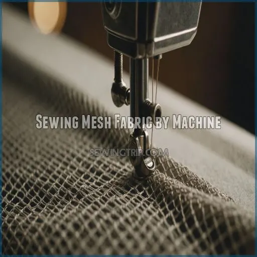 Sewing Mesh Fabric by Machine