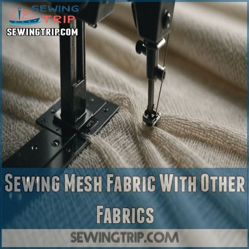 Sewing Mesh Fabric With Other Fabrics