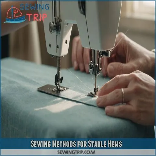 Sewing Methods for Stable Hems