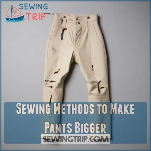 Sewing Methods to Make Pants Bigger