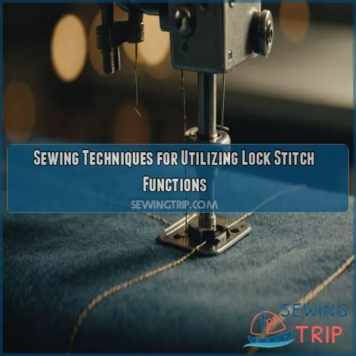 Sewing Techniques for Utilizing Lock Stitch Functions