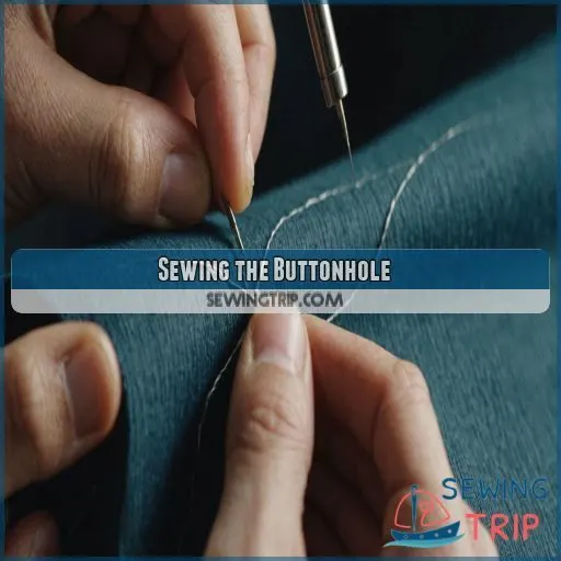 Sewing the Buttonhole