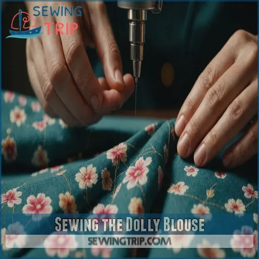 Sewing the Dolly Blouse