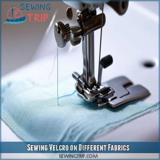 Sewing Velcro on Different Fabrics