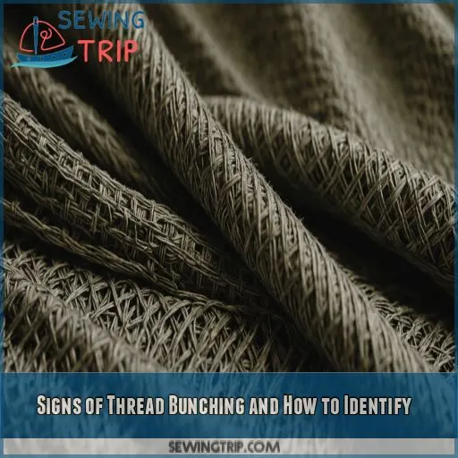 Signs of Thread Bunching and How to Identify