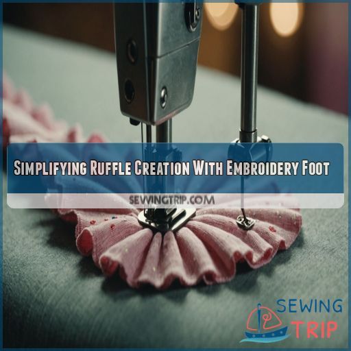 Simplifying Ruffle Creation With Embroidery Foot