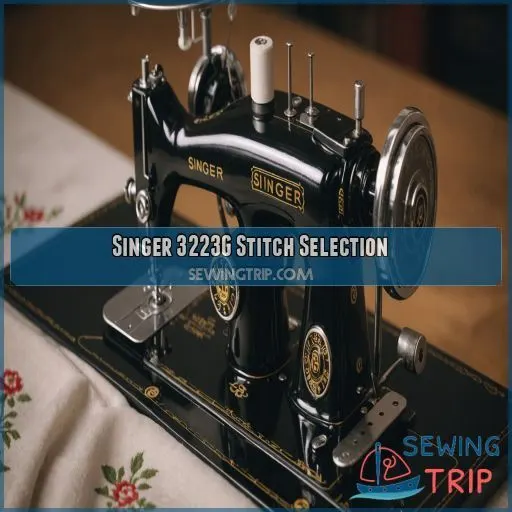 Singer 3223G Stitch Selection