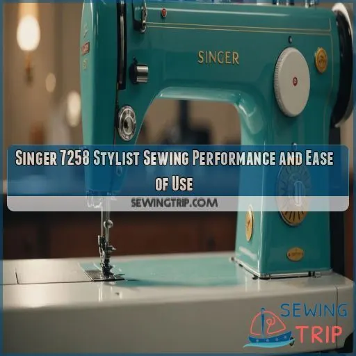 Singer 7258 Stylist Sewing Performance and Ease of Use