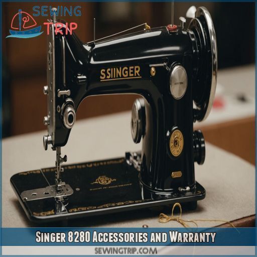 Singer 8280 Accessories and Warranty Singer 8280 Accessories and Warranty