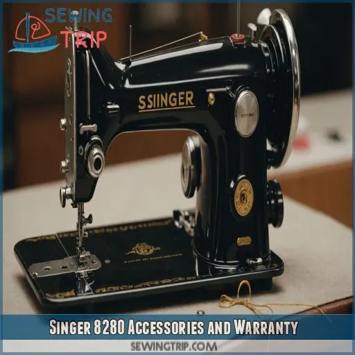 Singer 8280 Accessories and Warranty