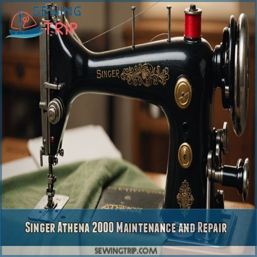 Singer Athena 2000 Maintenance and Repair