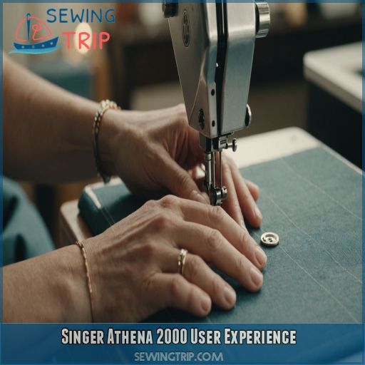 Singer Athena 2000 User Experience