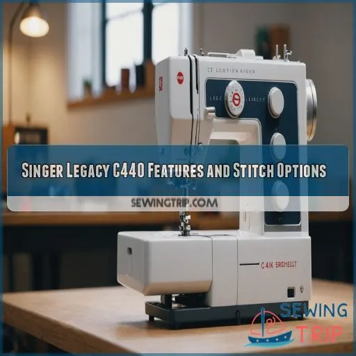 Singer Legacy C440 Features and Stitch Options