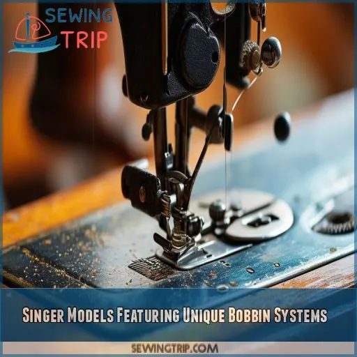 Singer Models Featuring Unique Bobbin Systems