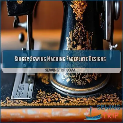 Singer Sewing Machine Faceplate Designs