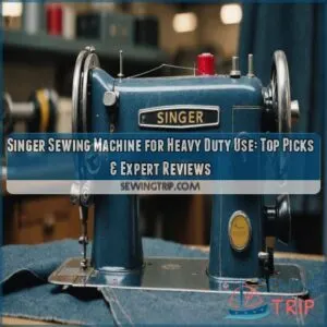 Singer sewing machine for heavy duty use