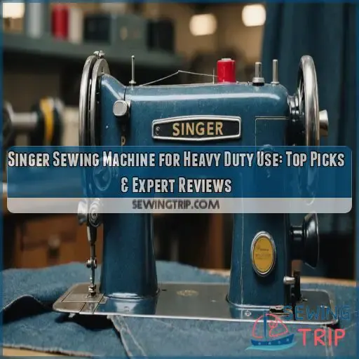 Singer sewing machine for heavy duty use