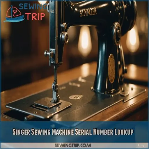 Singer Sewing Machine Serial Number Lookup