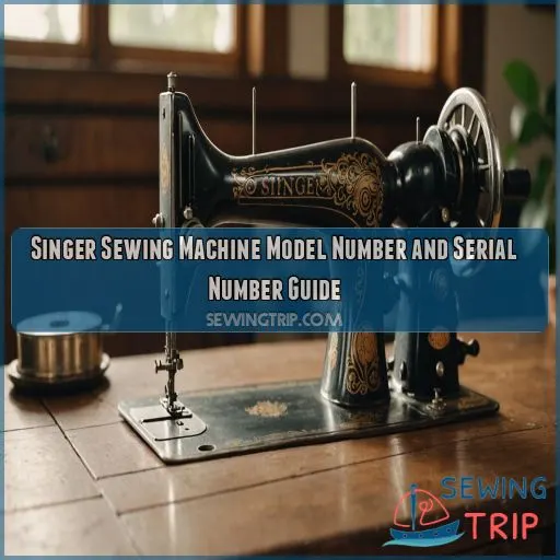 Singer sewing machine with model number