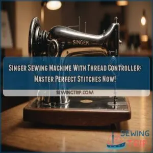 Singer sewing machine with thread controller