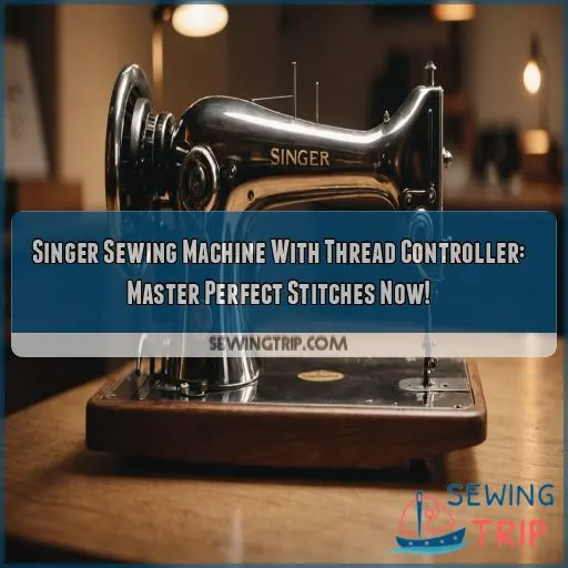 Singer sewing machine with thread controller