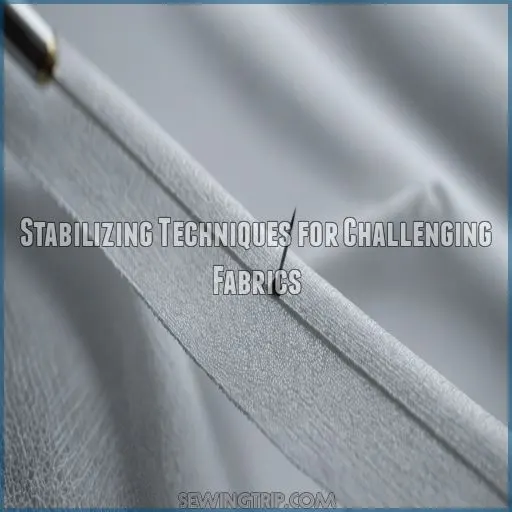 Stabilizing Techniques for Challenging Fabrics