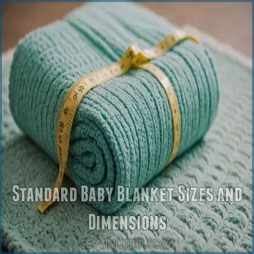 Standard Baby Blanket Sizes and Dimensions