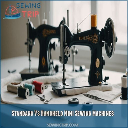 Standard Vs Handheld Mini Sewing Machines